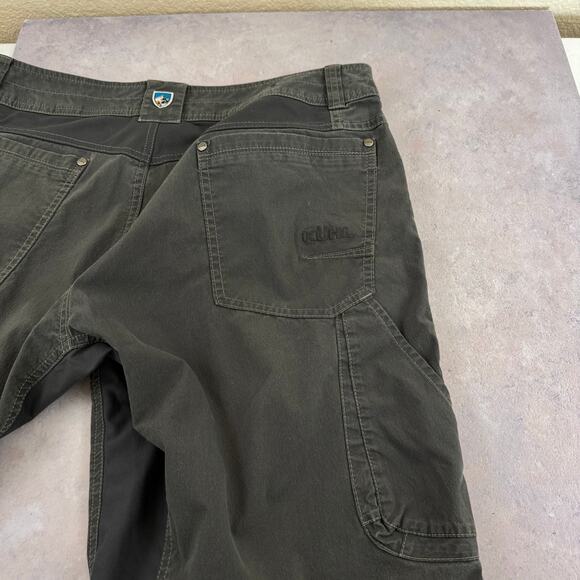 KUHL Mens Size 34 Radikl Hiking Shorts Gray Outdoors Gorp Camping Stretch 5068 - Picture 4 of 12